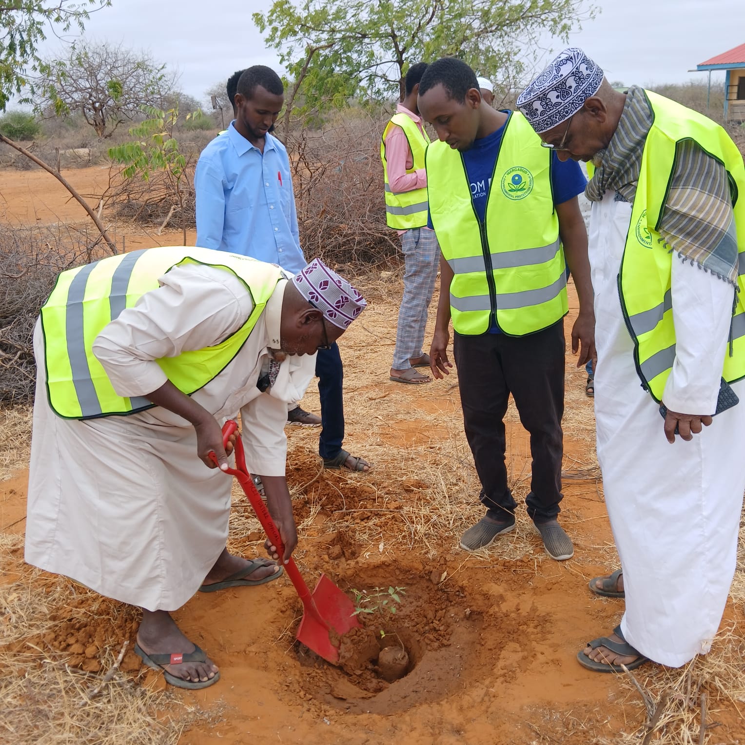 HOME Planting trees at wargadud mix secondary school