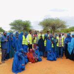 Planting trees at Wargadud Primary School during the Mazingira Day